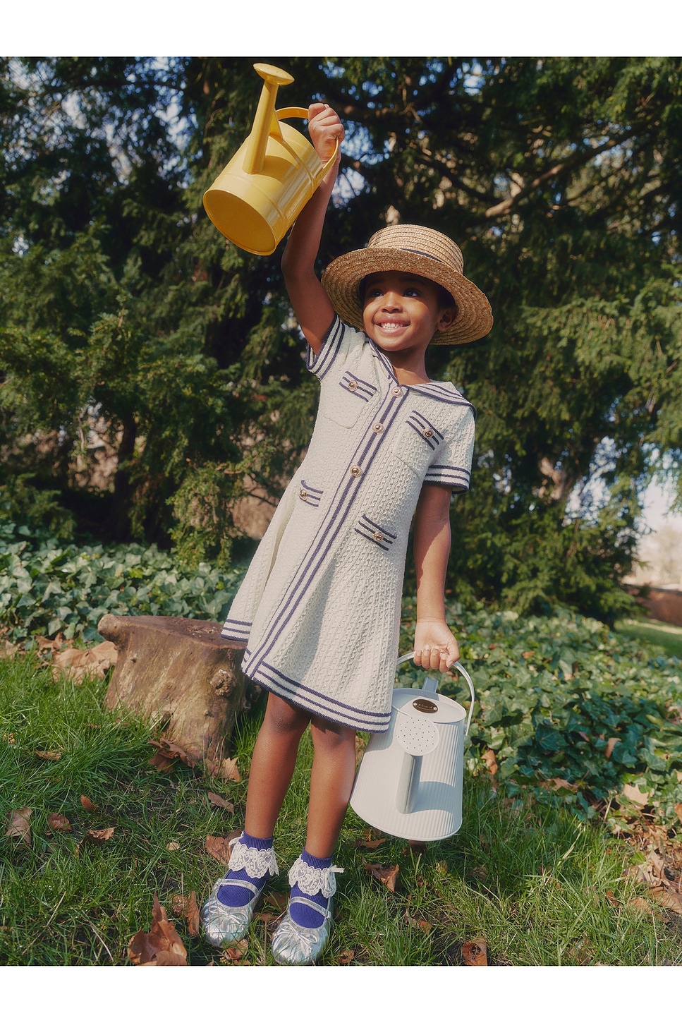 Kids Textured Knit Dress