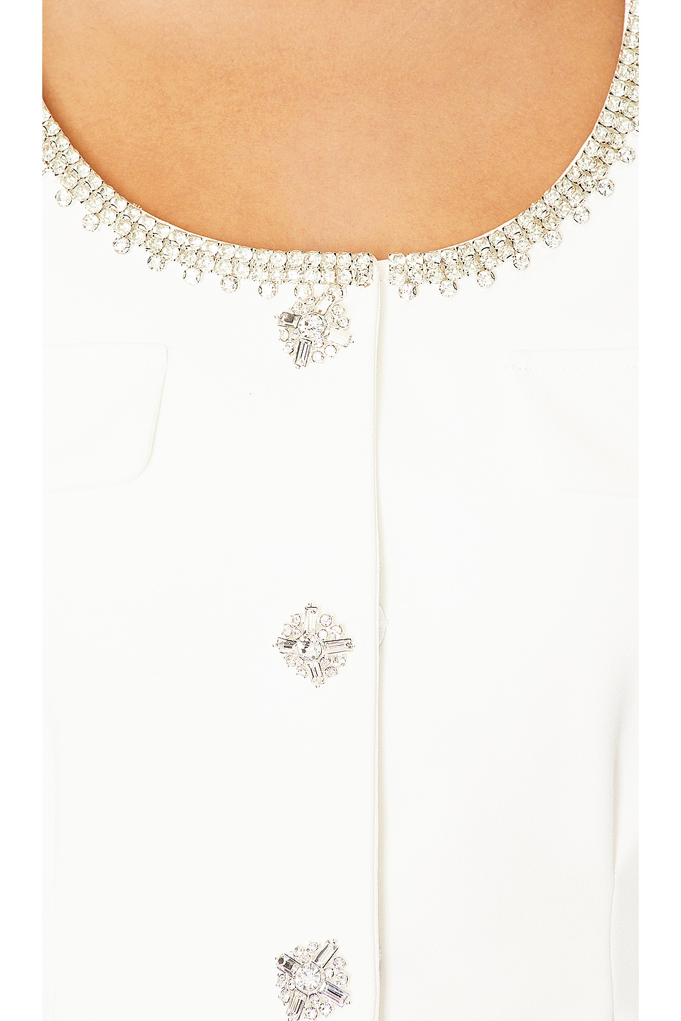 Diamante Trim Mini Dress