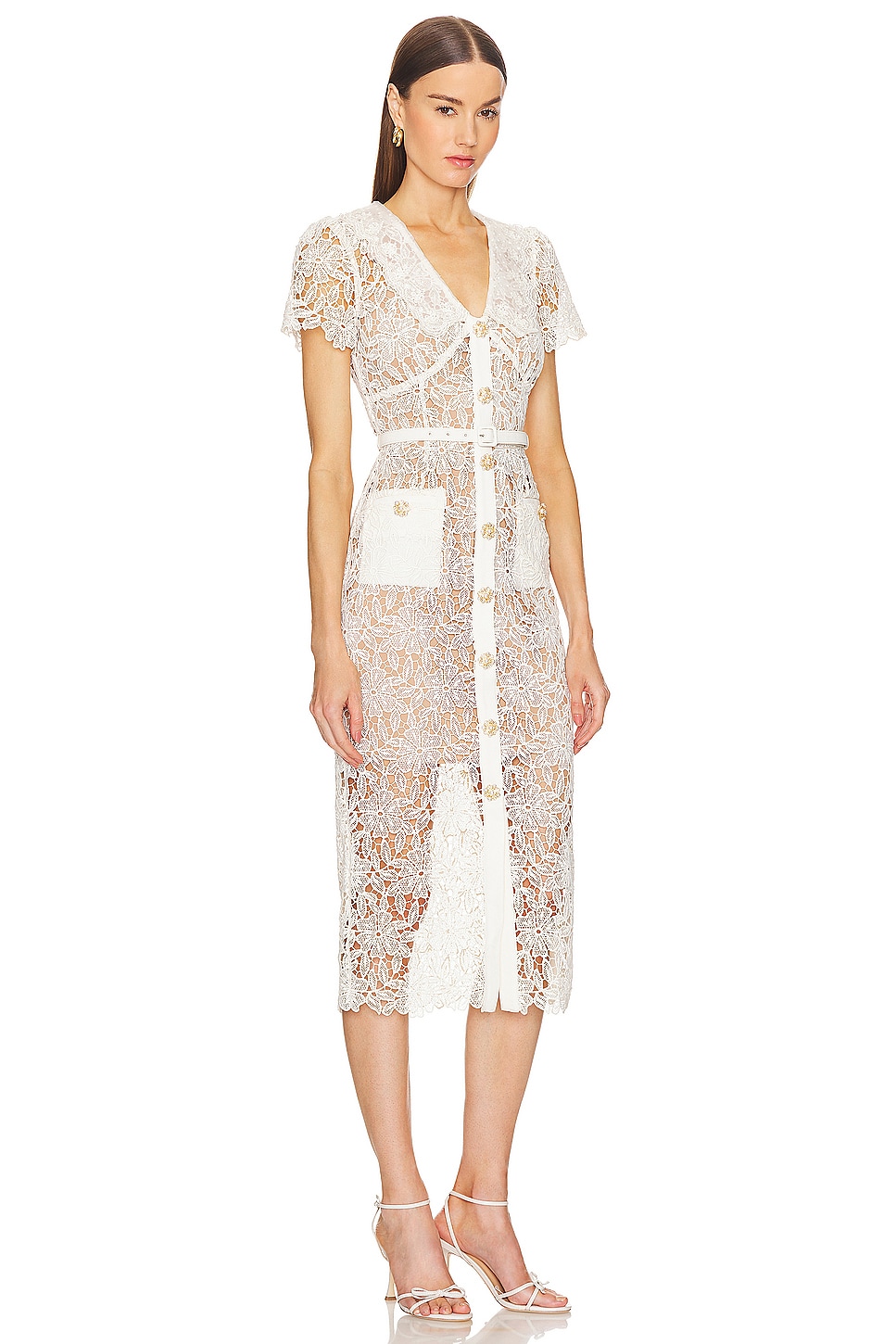 self-portrait - Lace Midi Dress | Plush self-portrait - Lace Midi Dress | Plush
