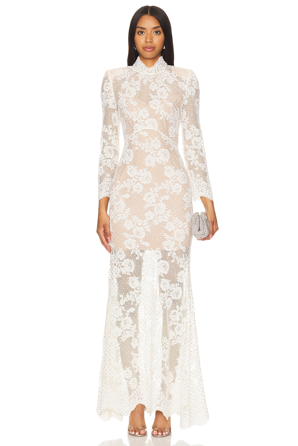 Outlet Self portrait white lace dress