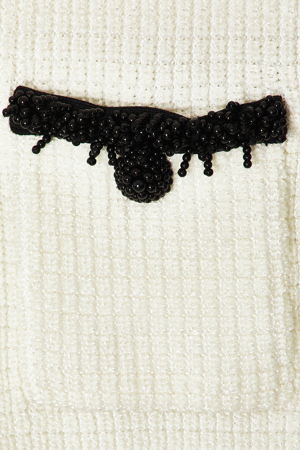 【関税&送料込】Self Portrait White Pearl Trim Knit Mini Dre White Pearl Trim Knit Mini Dress – self-portrait-US