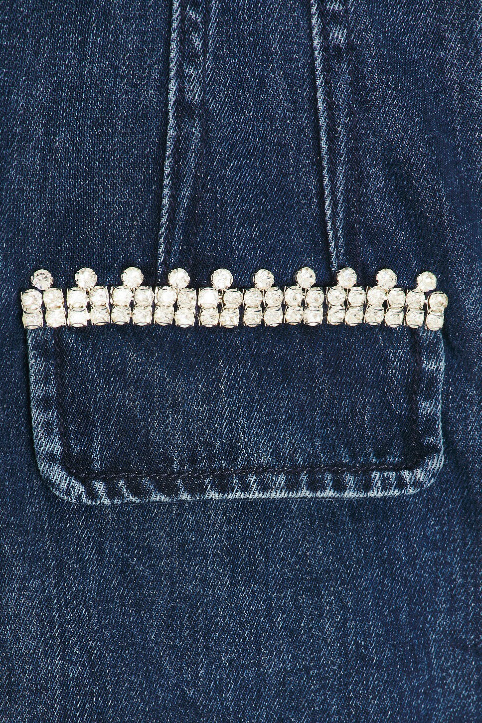 Denim Collared Mini Dress