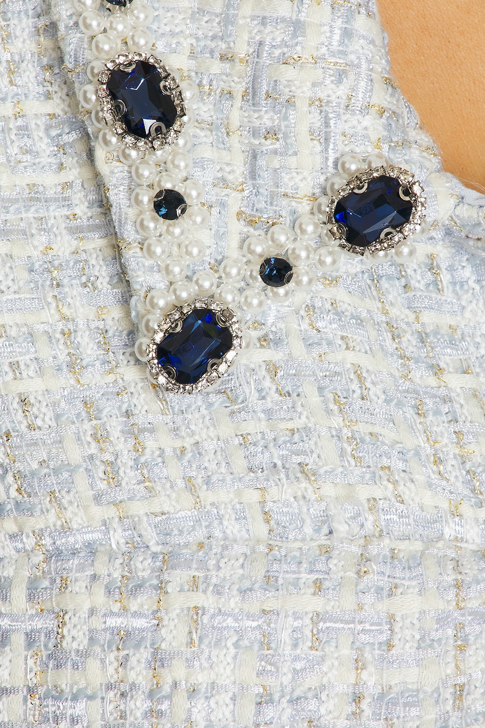 self-portrait DRESS ミニドレス - Blue | REVOLVE