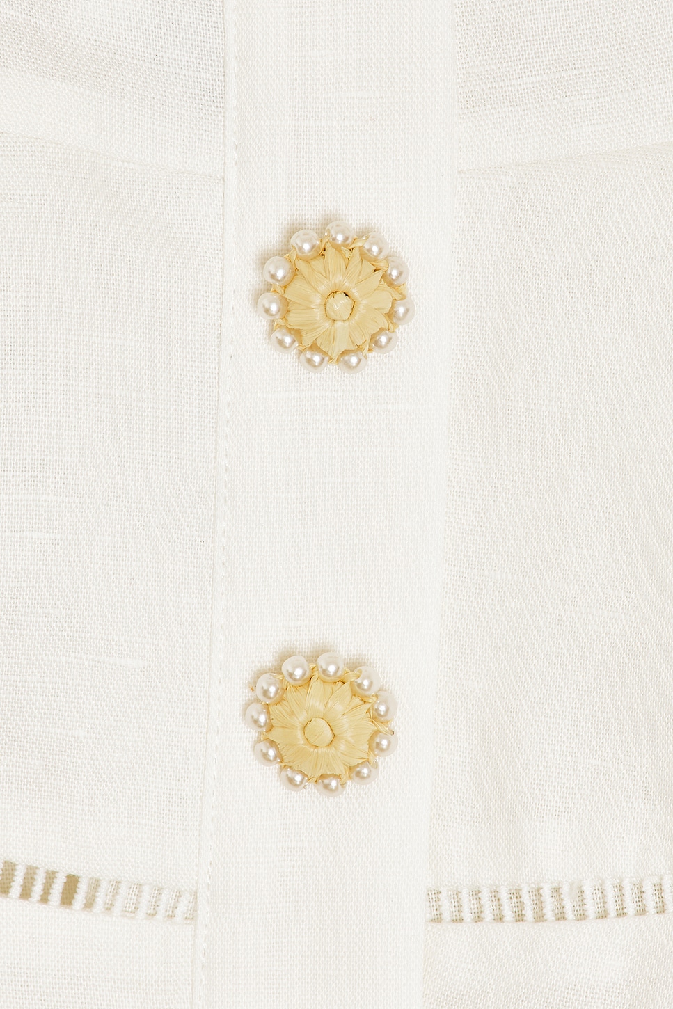 self-portrait☆Cream Linen Peplum Midi ワンピース【UK発】 Cream Linen Peplum Midi Dress – self-portrait
