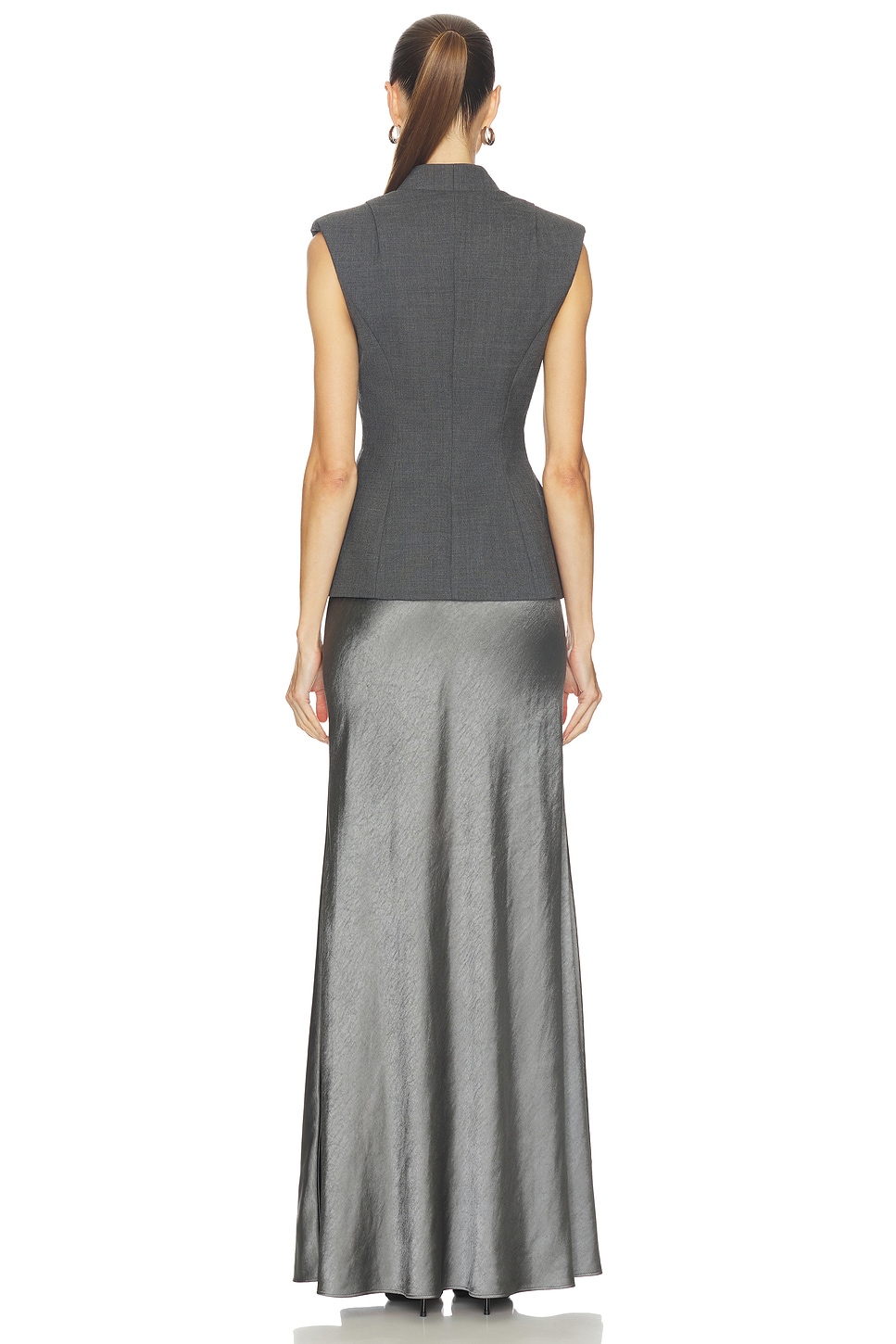 long sleeve maxi dress nz Black Long Sleeves Maxi Dress With Slit