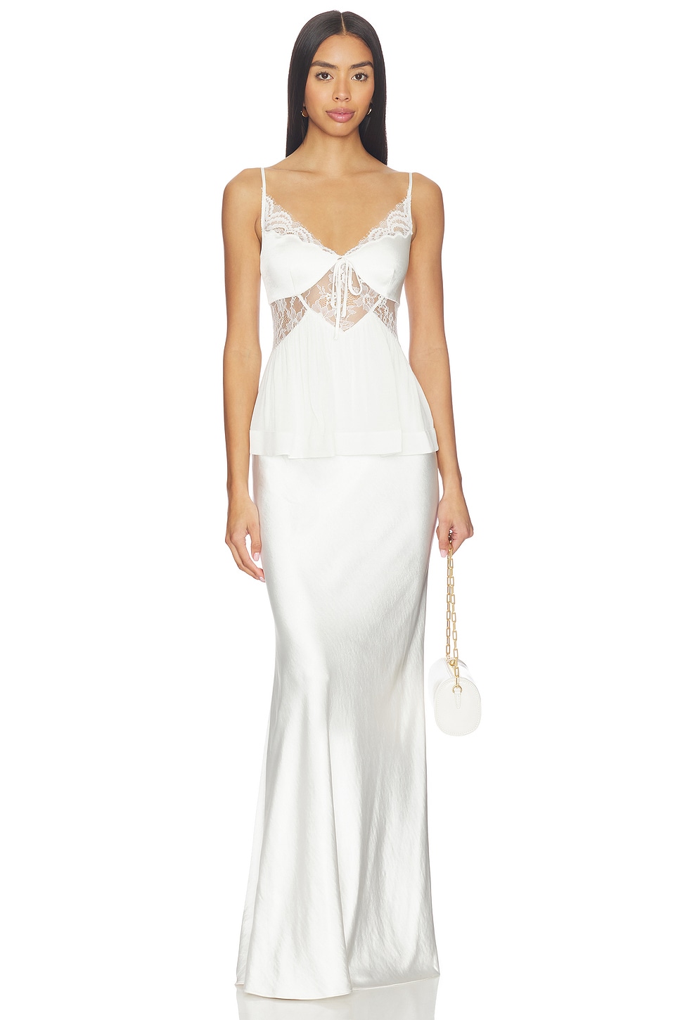 self-portrait DRESS ドレス - White | REVOLVE