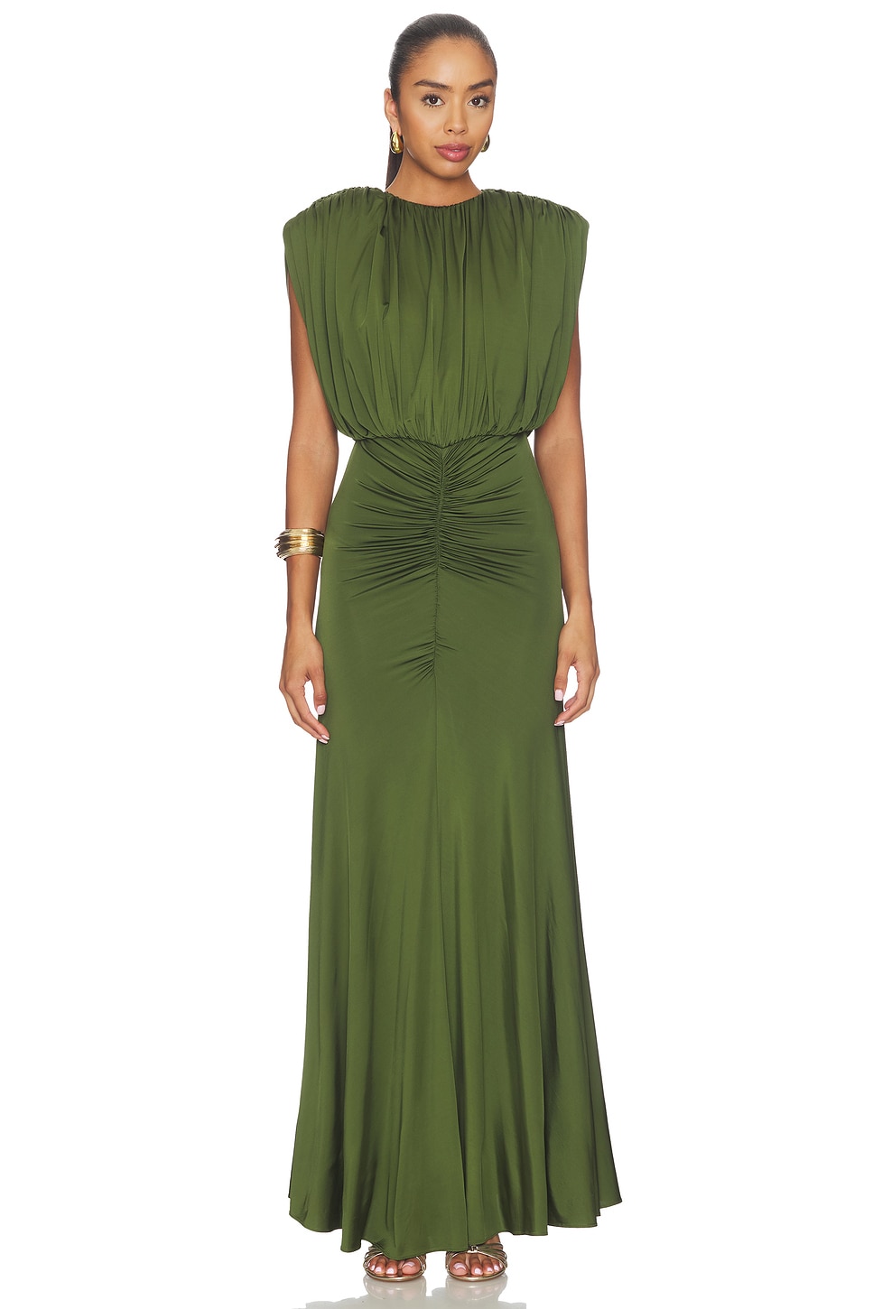 self-portrait — ПЛАТЬЕ MAXI DRESS · Green