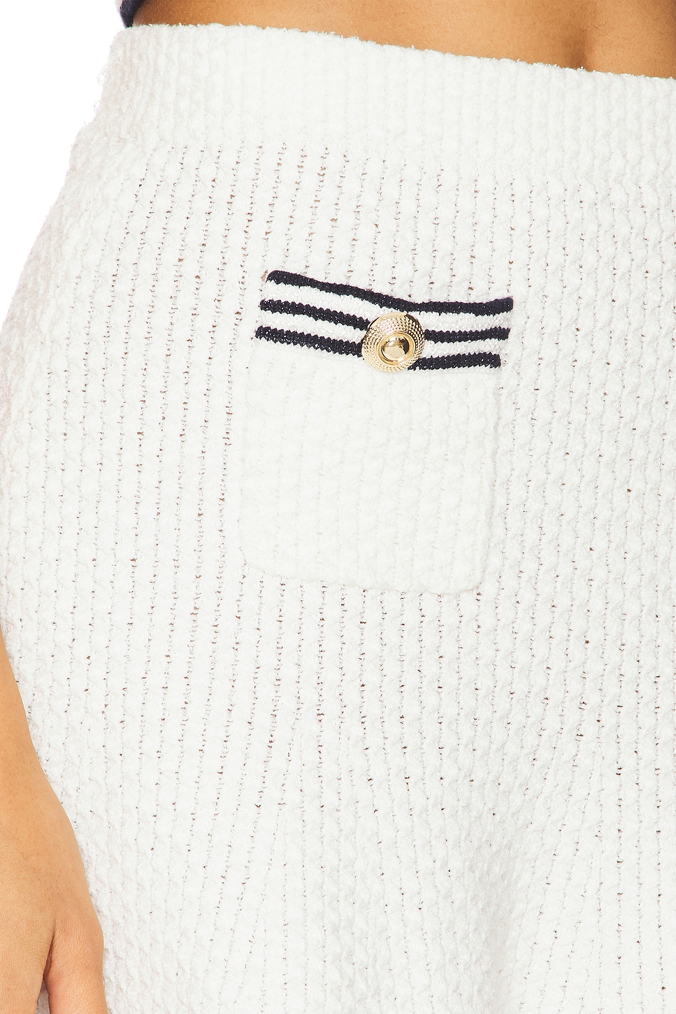 Self-Portrait｜SKIRTS (CREAM TEXTURED KNIT MINI SKIRT (R Cream Textured Knit Mini Skirt – self-portrait