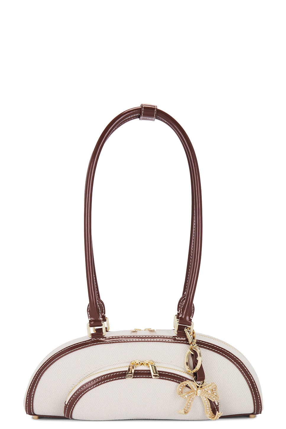 Canvas Curved Shoulder Bag
