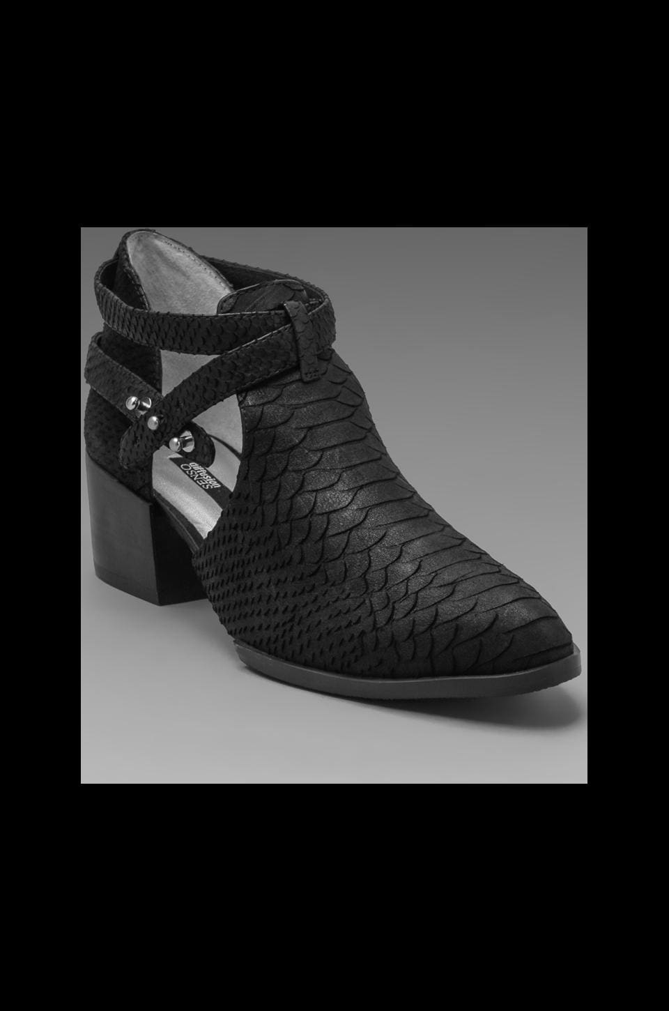 Revolve x Senso Qimat bootie Black booties heels Leather boots heels Ankle booties heels