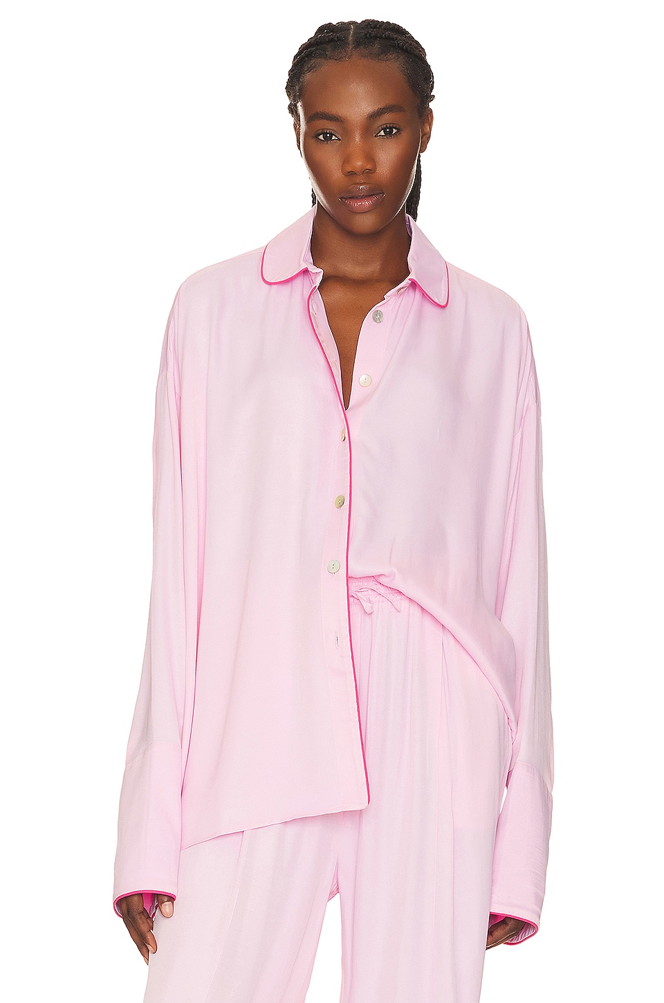 Sleeper Pastelle Oversize Shirt in Pink