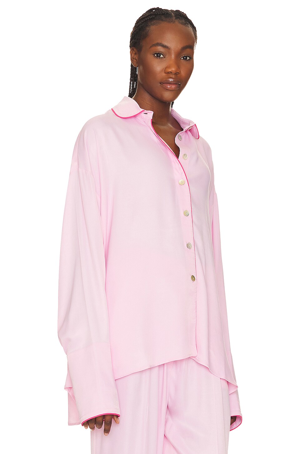 Sleeper Pastelle Oversize Shirt in Pink