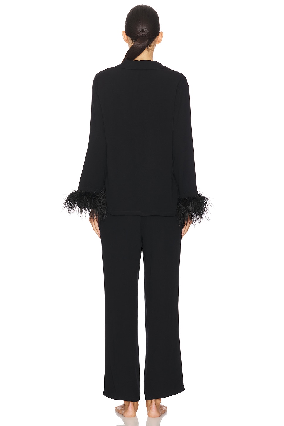 Party Pajama Set Bows And Feathers