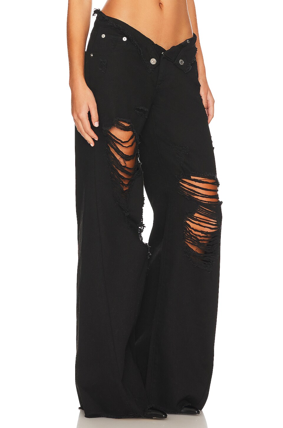 SER.O.YA Ollie Jeans in Stone Black