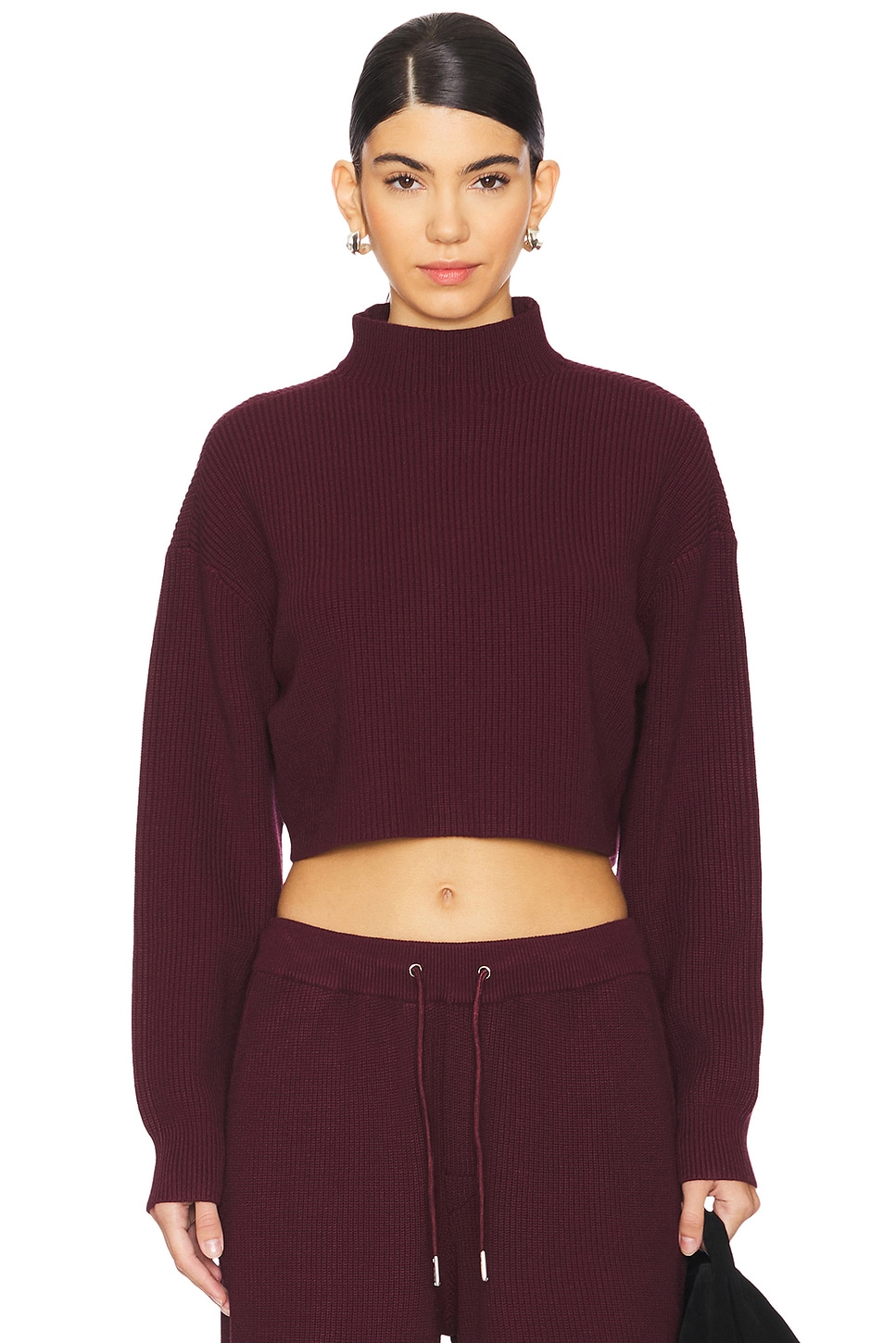 The virgins × Seira cropped bijou sweat Orange Cropped Sweater | Buy Sweatshirts online at JUVIA
