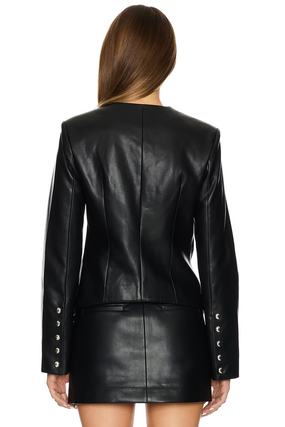 SER.O.YA Gloria Faux Leather Jacket thumbnail