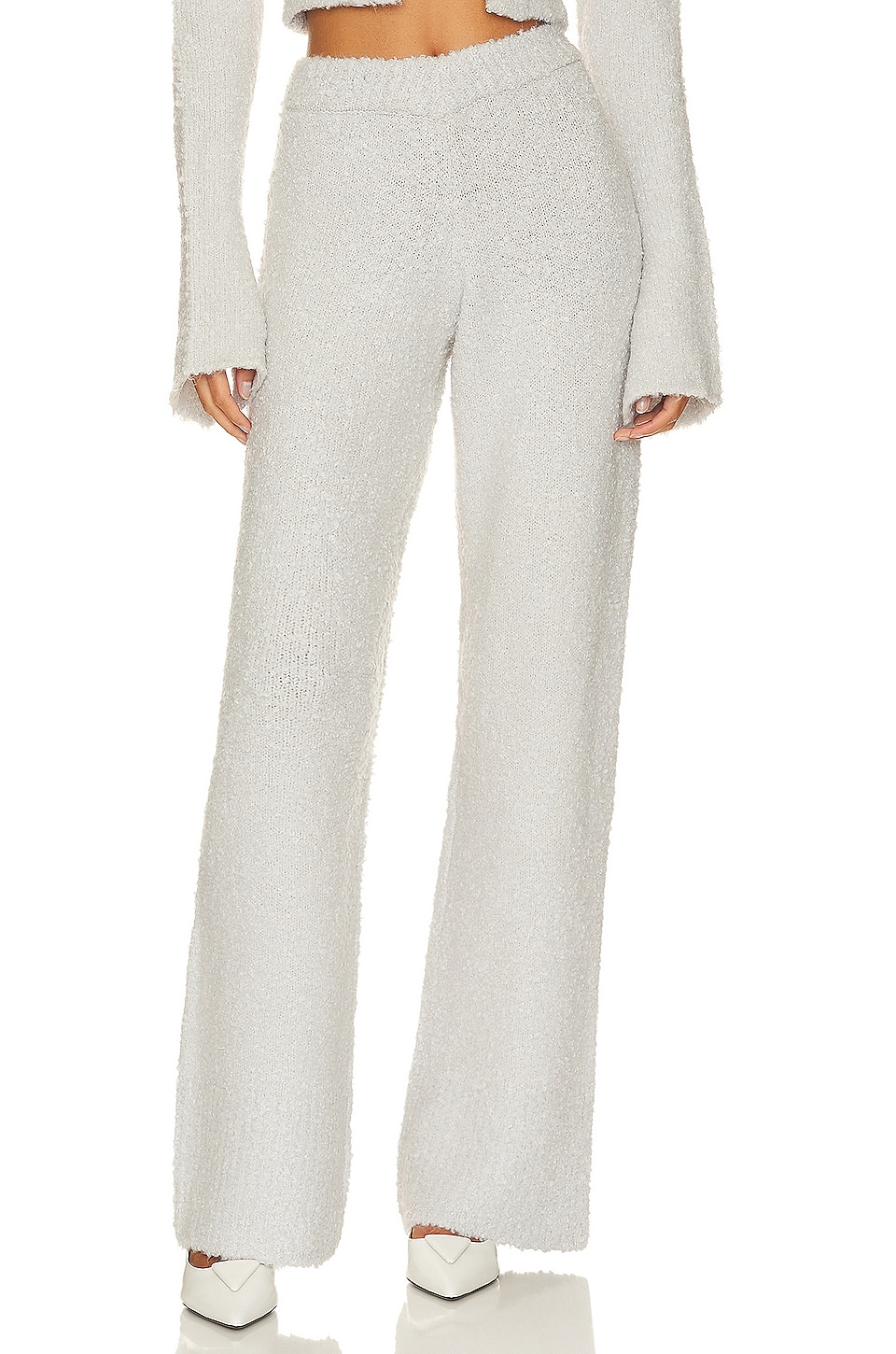 Shona Joy Amanda High Waisted Tailored Pant in Ash