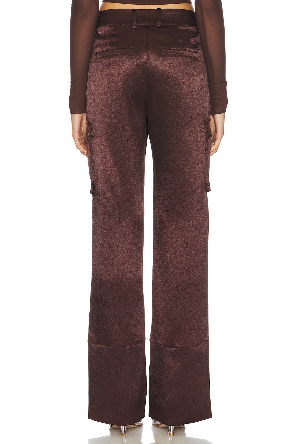 SER.O.YA Galia Satin Cargo Pant thumbnail