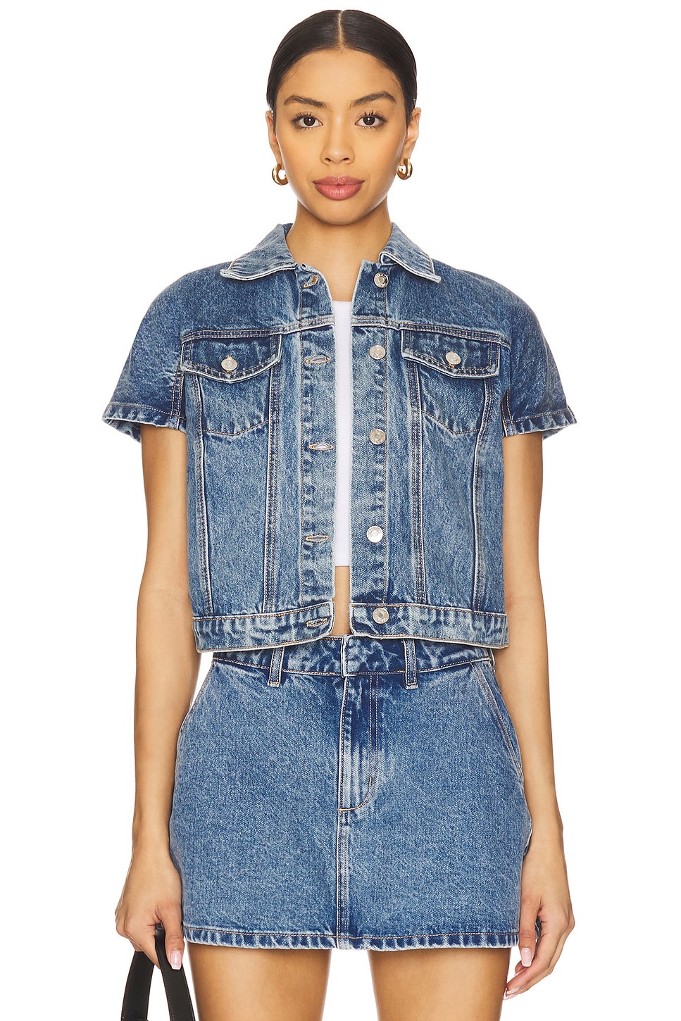 Magda Cap Sleeve Top