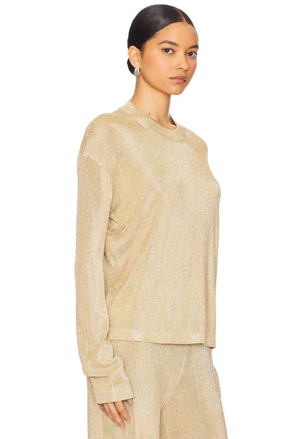 SER.O.YA Hana Metallic Knit Top thumbnail