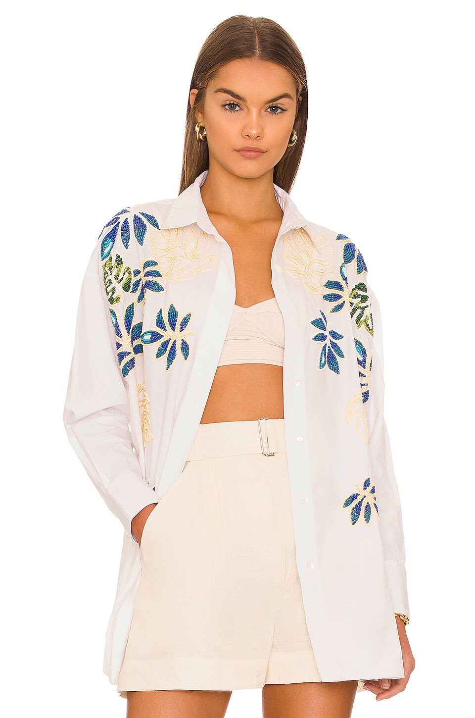 SER.O.YA Benson Shirt in White