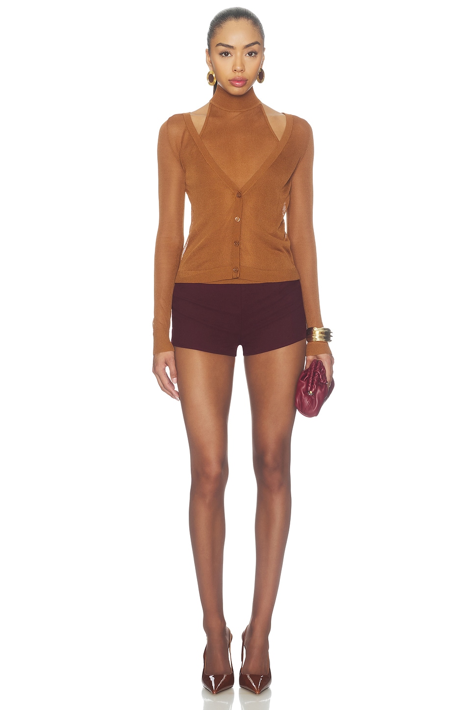 SER.O.YA Santana Knit Turtleneck Top