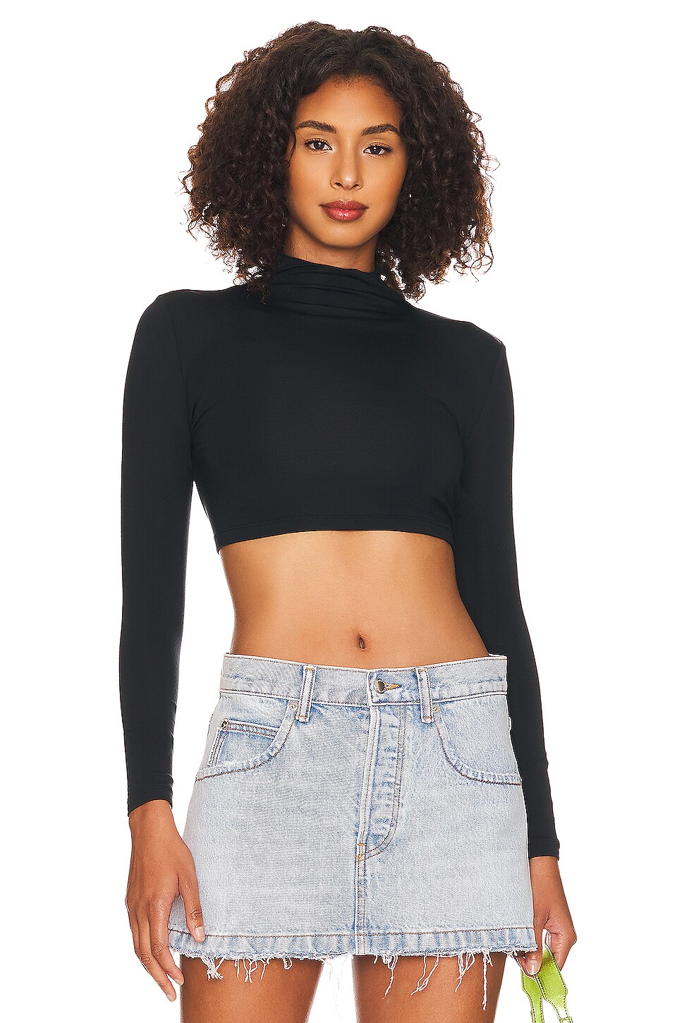 SER.O.YA Roman Top in Black