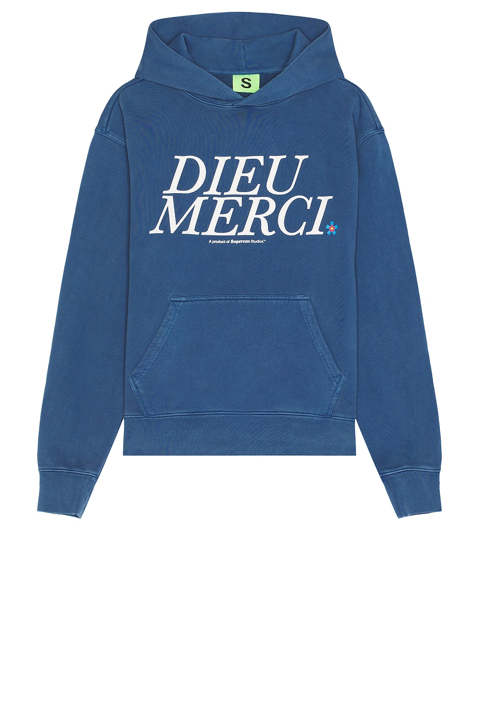 SUPERVSN Dieu Merci Hoodie in Navy REVOLVE