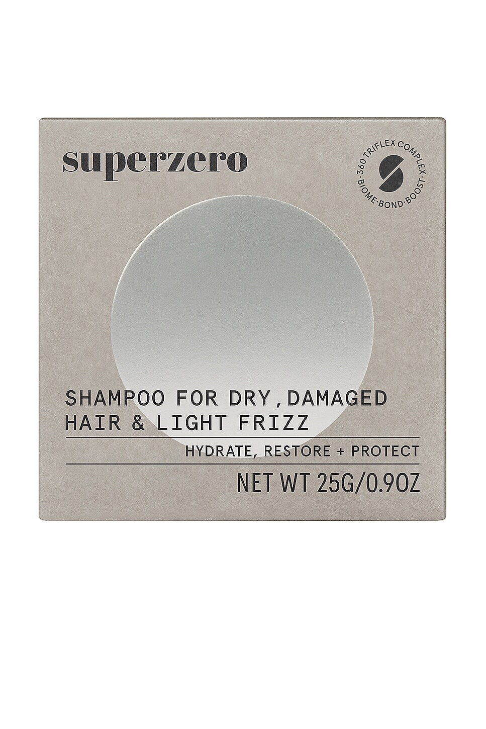 Super Zero superzero Travel Size Shampoo Bar For Dry, Damaged Hair With Light ...