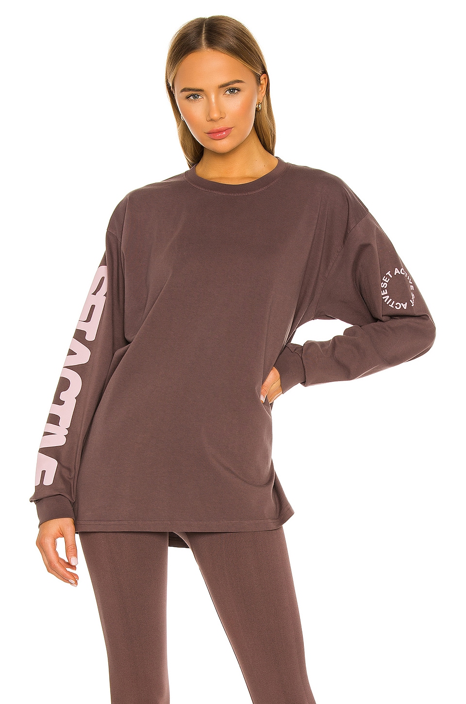 Set Active X REVOLVE Long Sleeve Boyfriend Tee in Monaco REVOLVE