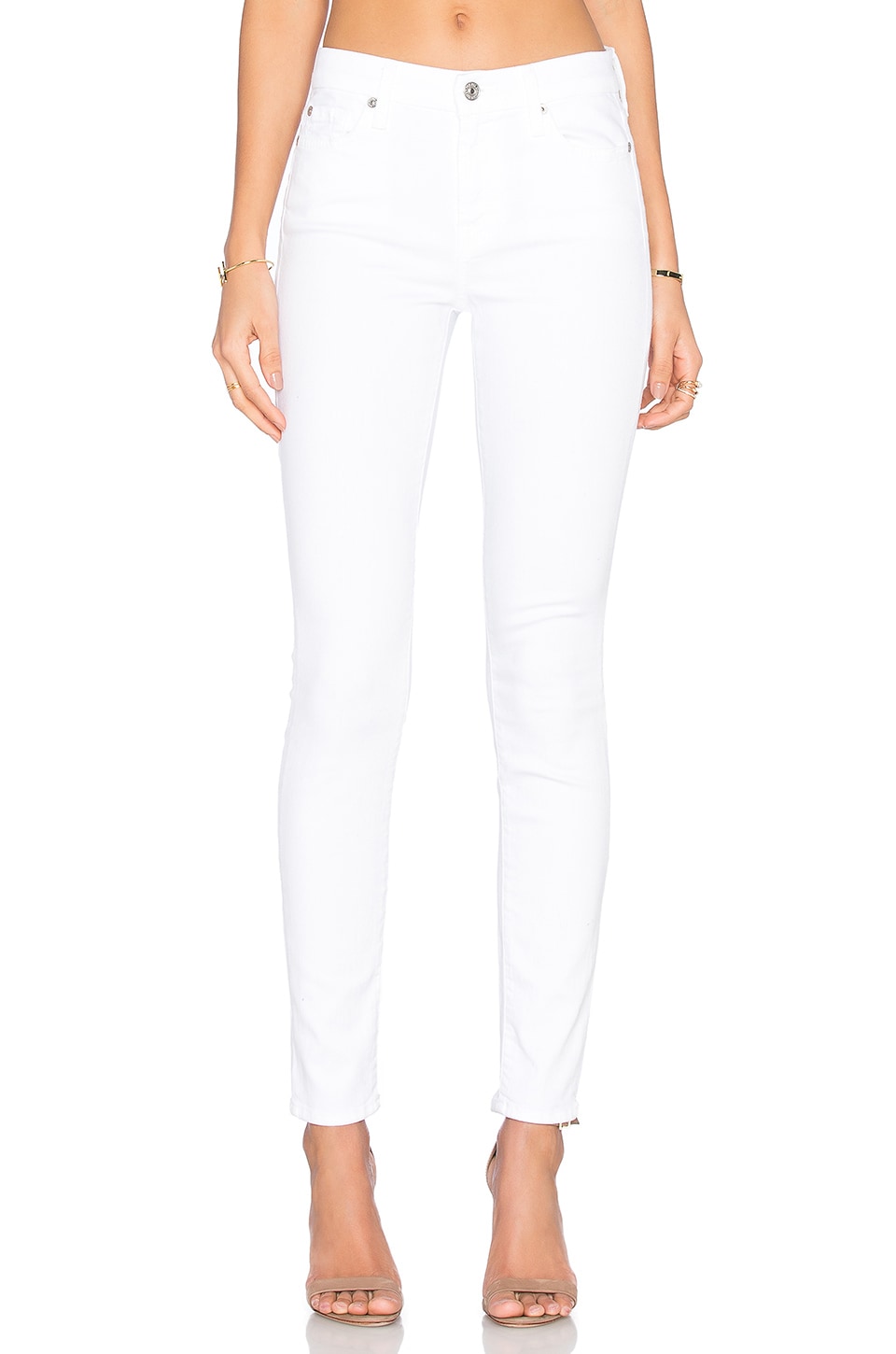 7 For All Mankind The Skinny In Clean White Revolve