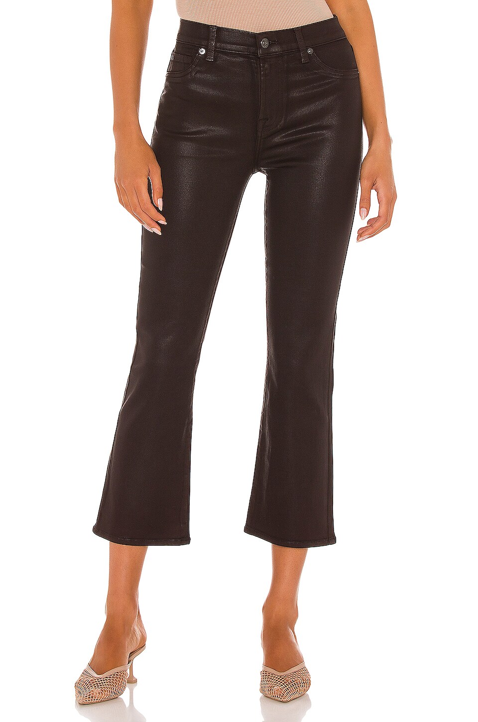 7 For All Mankind High Waist Slim Kick 