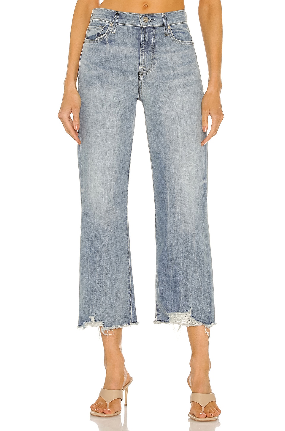 7 For All Mankind Cropped Alexa Jean in Love Child | REVOLVE