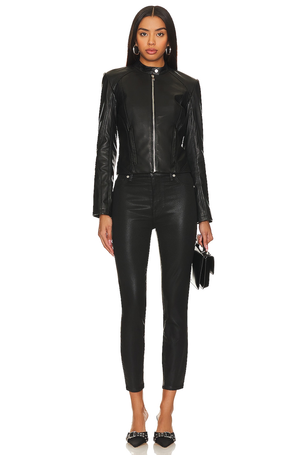 7 For All Mankind High Waist Ankle Skinny Jeans
