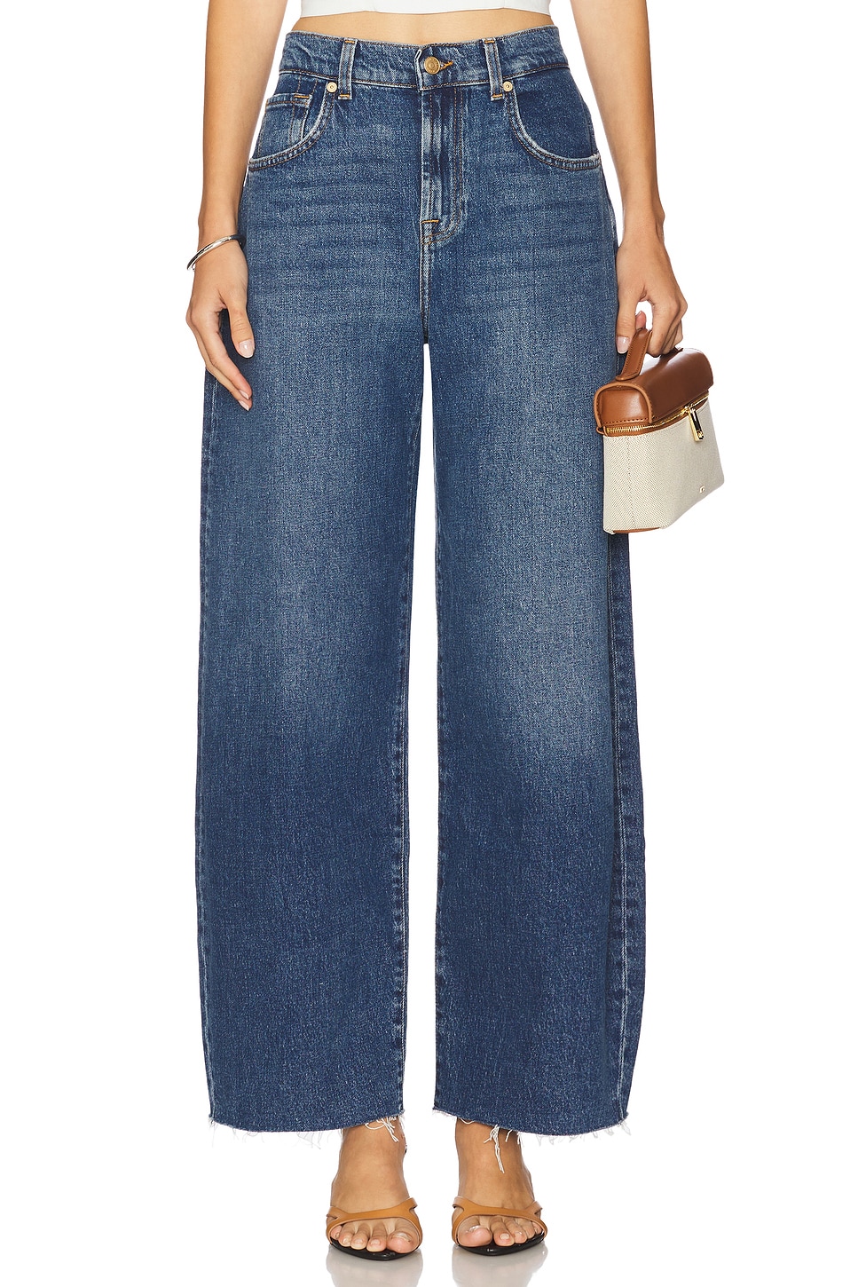 7 For All Mankind Bonnie Curvilinear Jeans in Santa Cruz
