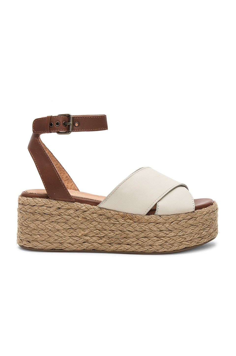 Seychelles Much Publicized Sandal in White Leather | REVOLVE