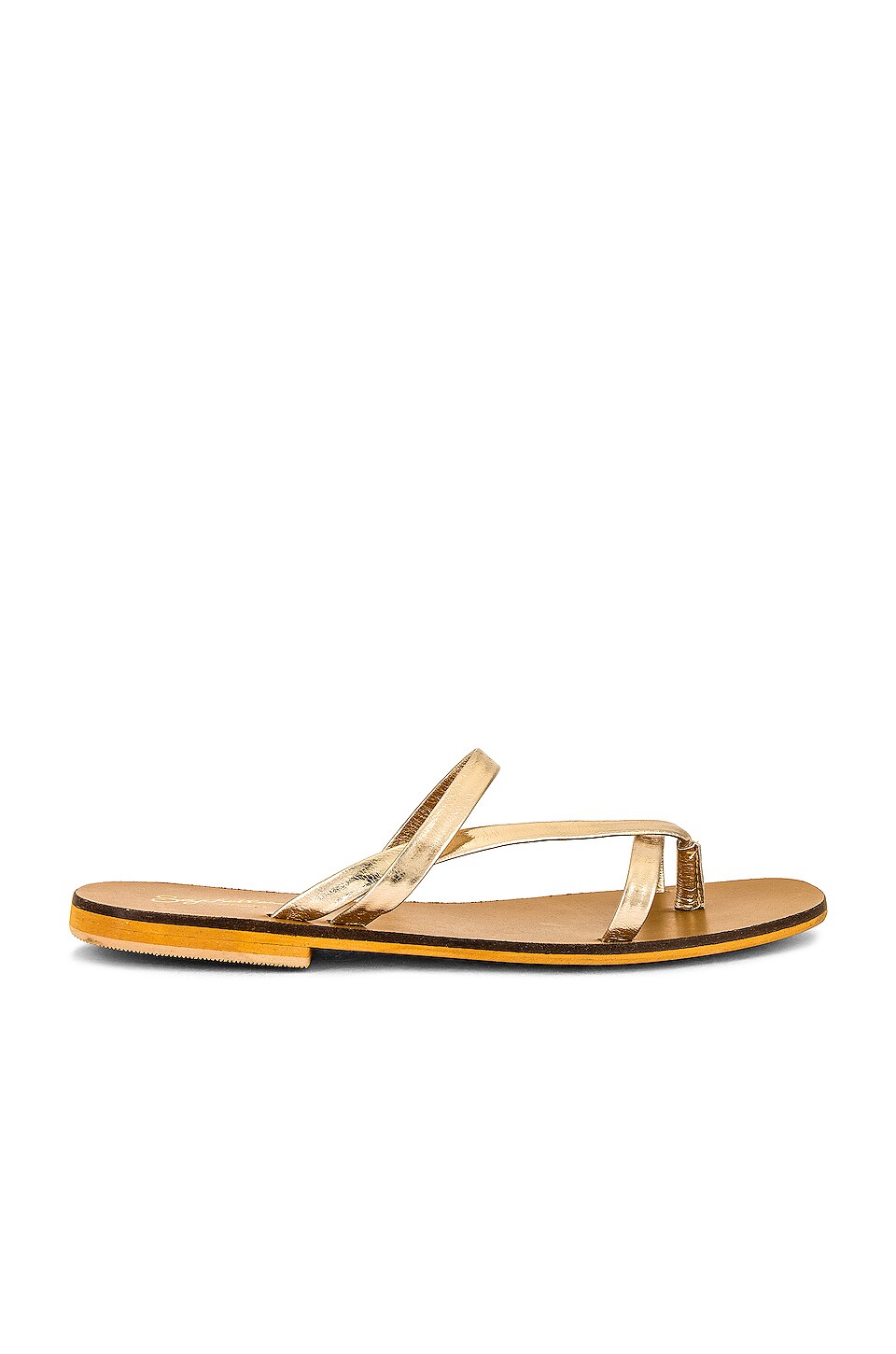 Seychelles LaidBack Sandal Light Gold Leather