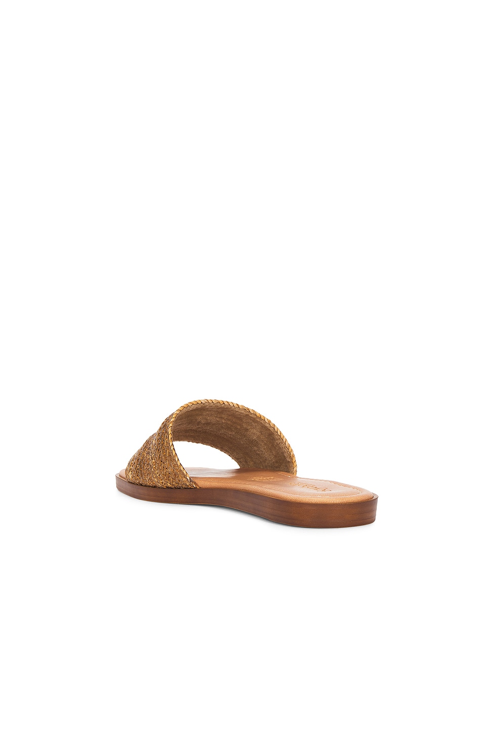 Seychelles Rafia Slides Seychelles Palms Perfection Slides in Bronze Metallic Raffia | REVOLVE