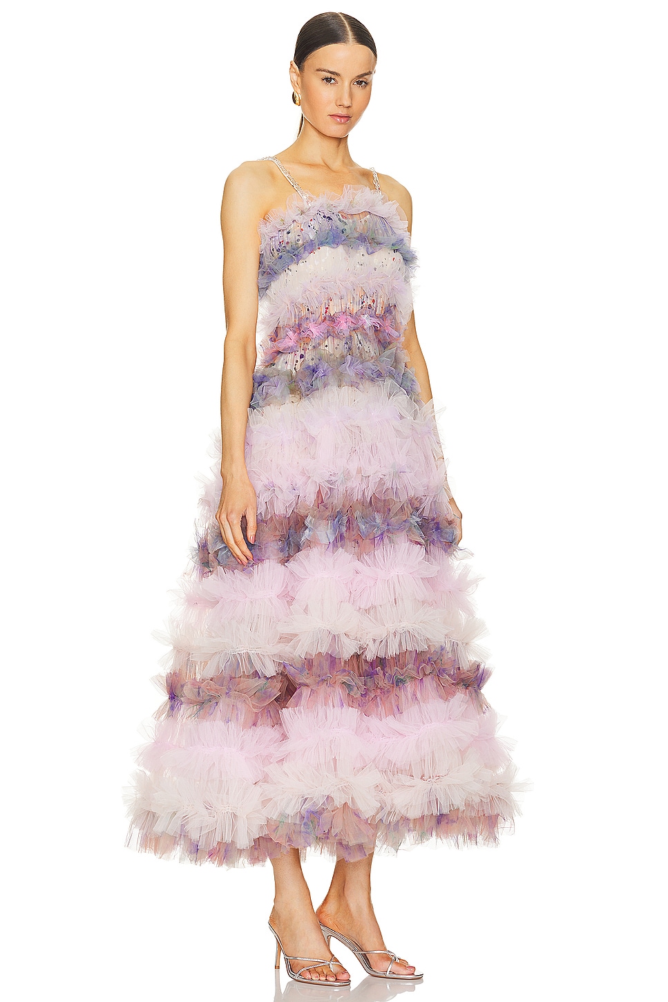Susan Fang Tiered Tulle Dress thumbnail