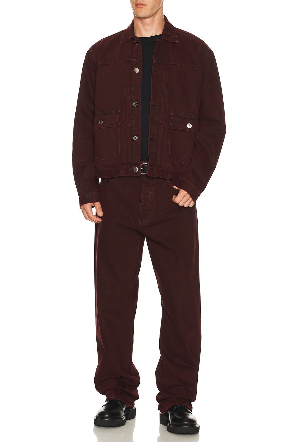 Sunflower Type 2 Jacket in Dark Wine Dyed | REVOLVE