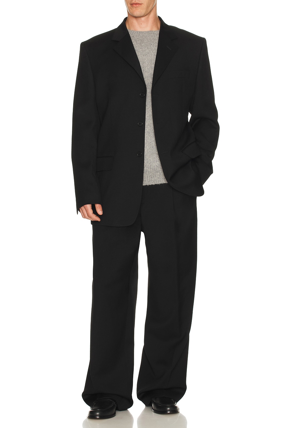 Sunflower WIDE PLEATED トラウザー - Black | REVOLVE