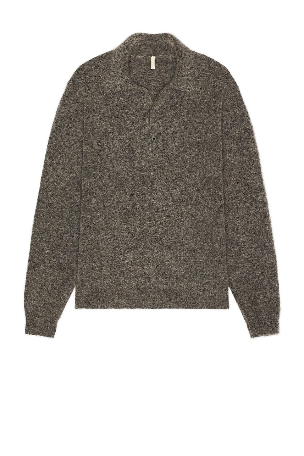Sunflower Mohair Polo in Grey Melange | REVOLVE