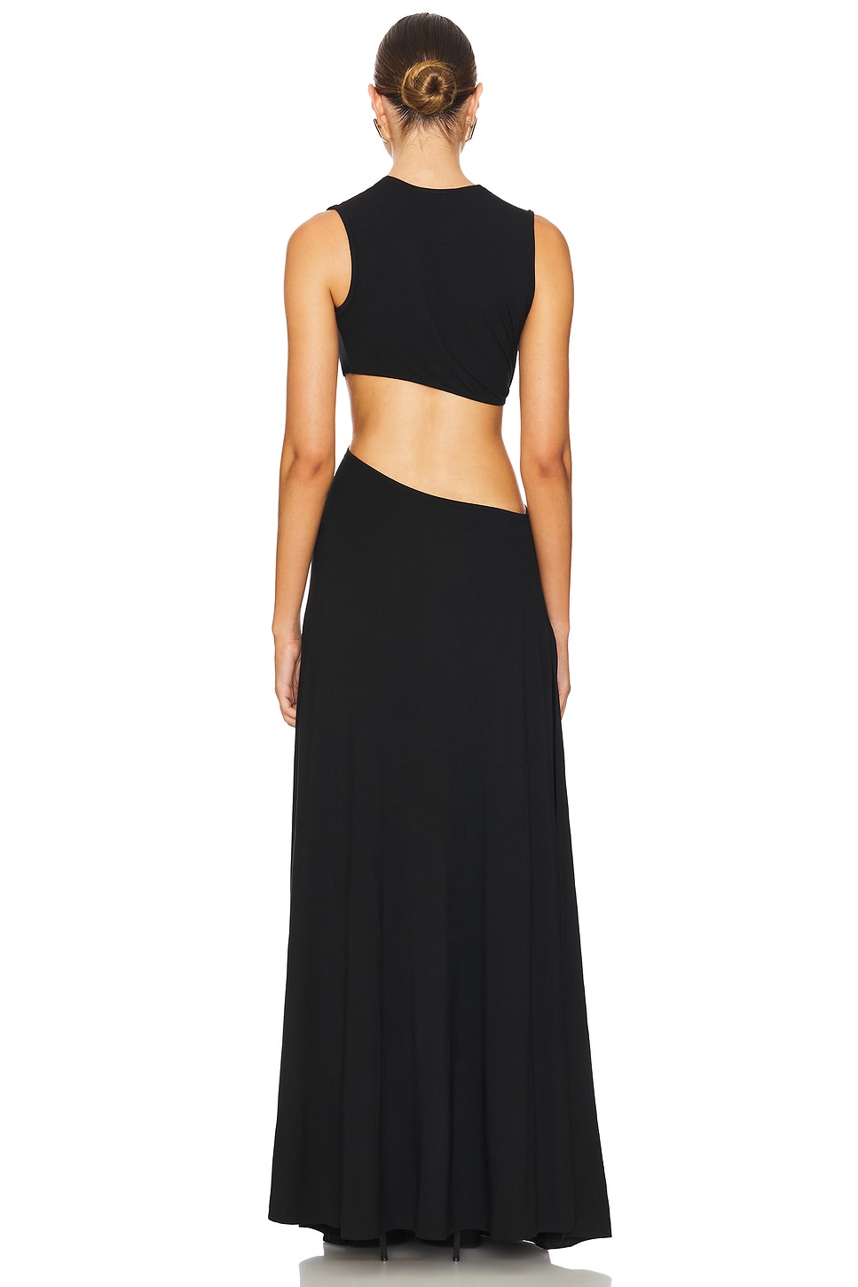 white christmas dresses Cut-Out Long A-Line Prom Dress with Twist Front Navy / 6 main image 1