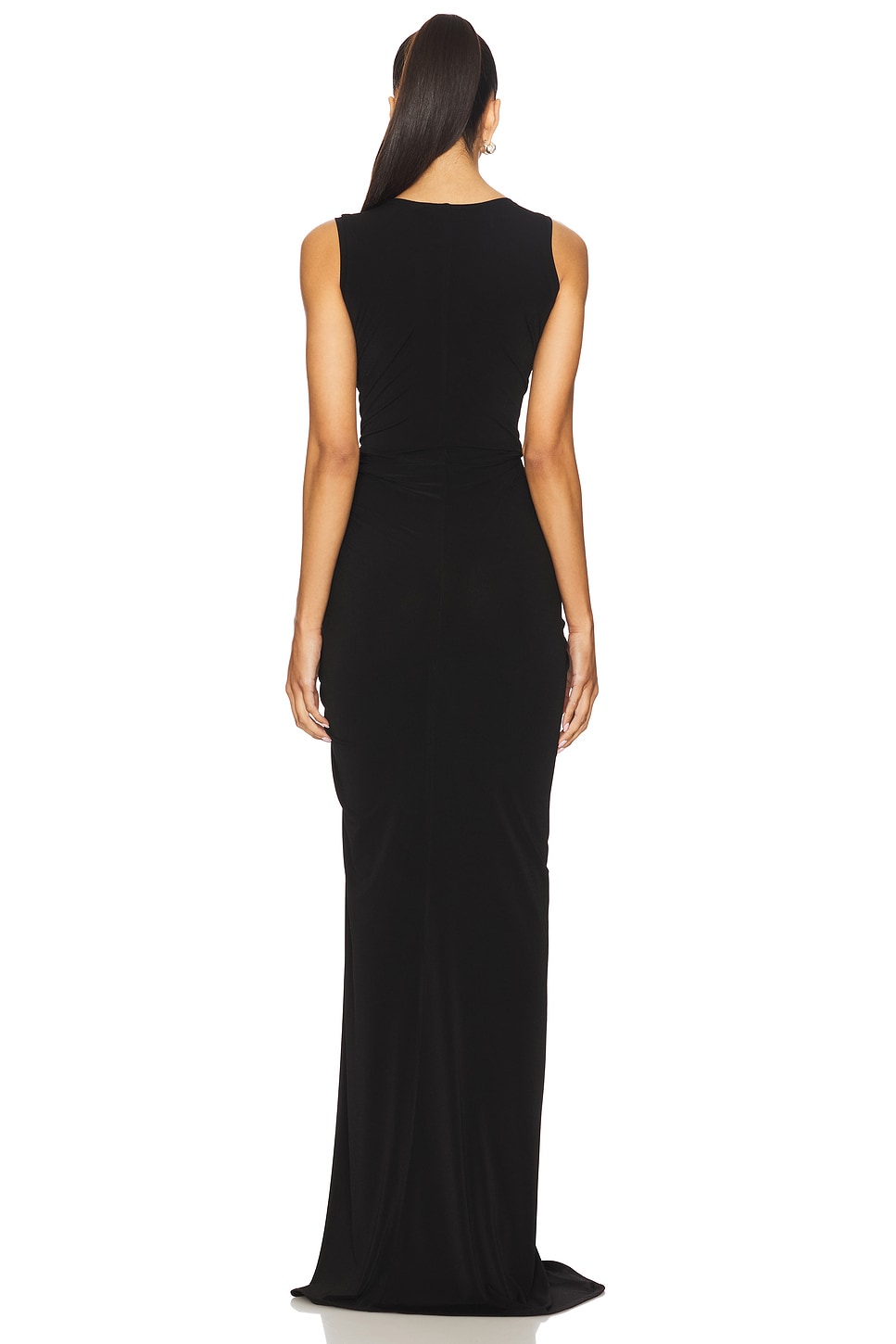 Gathered Belt Dress