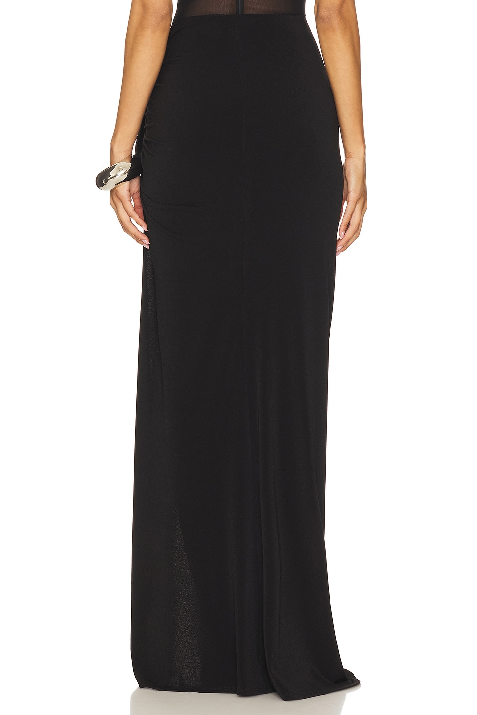 Sid Neigum Floor Length Gathered Belt Skirt thumbnail