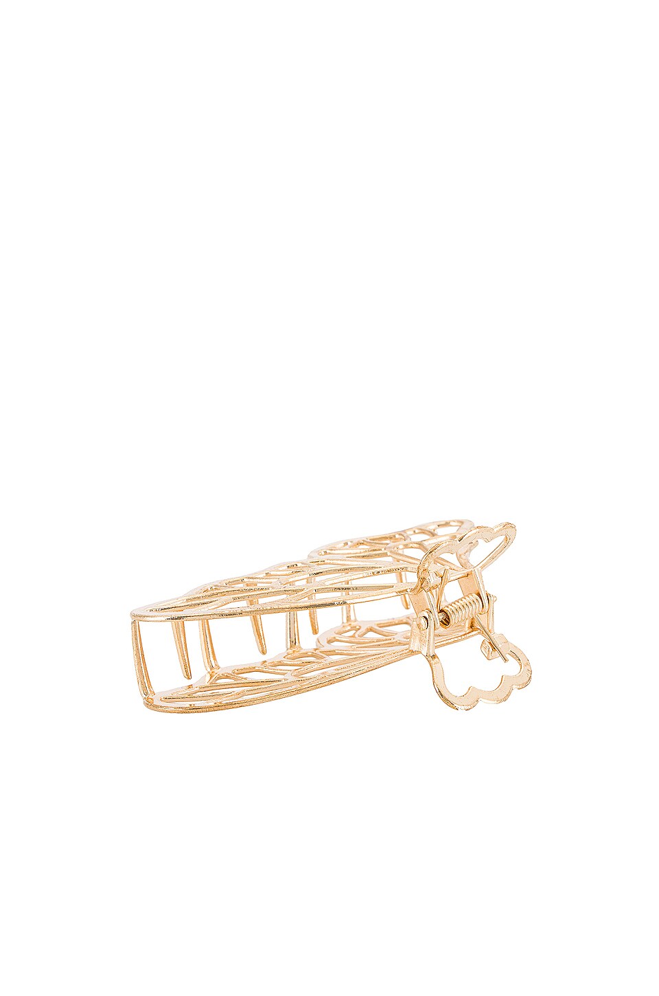 SHASHI Mariposa Hair Claw in Gold