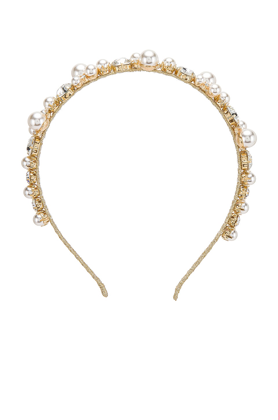 SHASHI La Perla Headband in Pearl