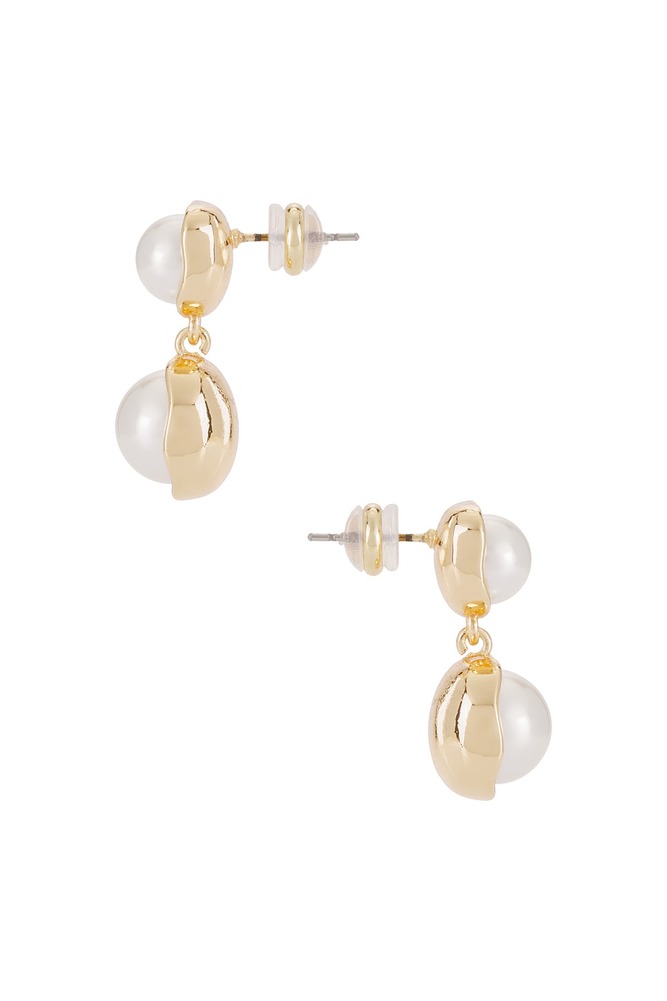 SHASHI Noor Pearl Drop Earring in Ivory | REVOLVE