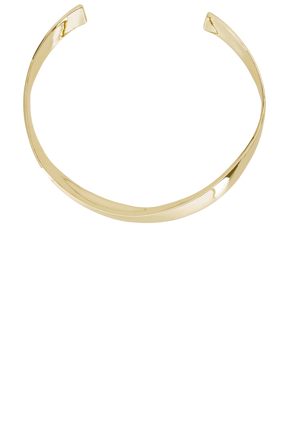 SHASHI Asymmetrical Necklace Cuff in Gold REVOLVE