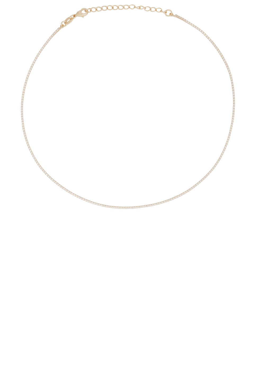 Micro Teeny Tiny Tennis Necklace